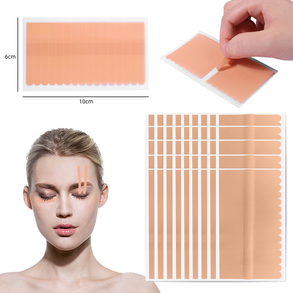 Eyelash Extension Guide - 10/20pcs Eyelash Tape Non Woven Micropore