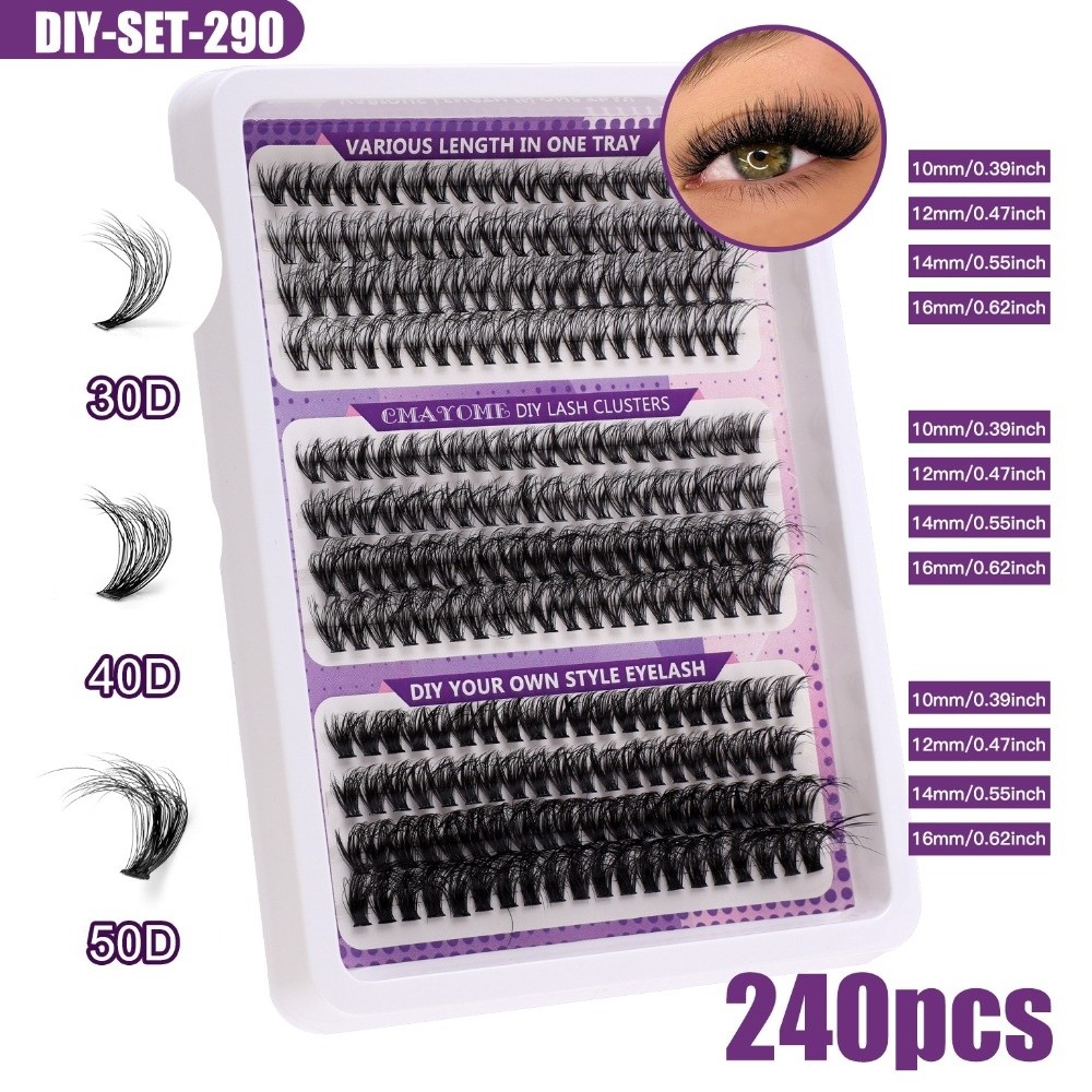 Eyelash Extension Wispy - Natural Look False Eyelashes Wispy Style