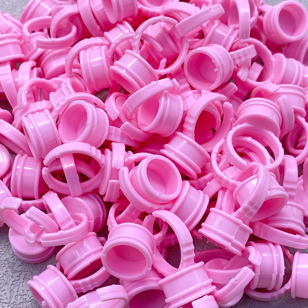 100Pcs Disposable Glue Ring Cu - đánh giá và giá Eyelash Extension Guide