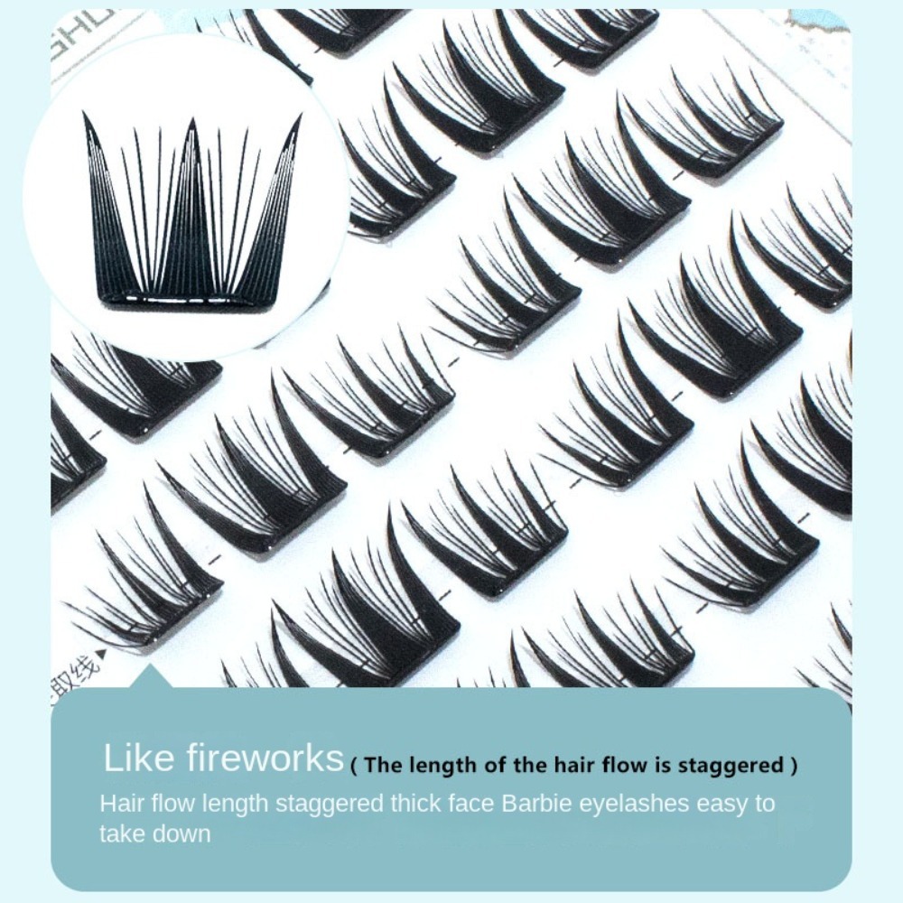 Fashion Fluffy No-Glue False E - đánh giá và giá Eyelash Extension For Men