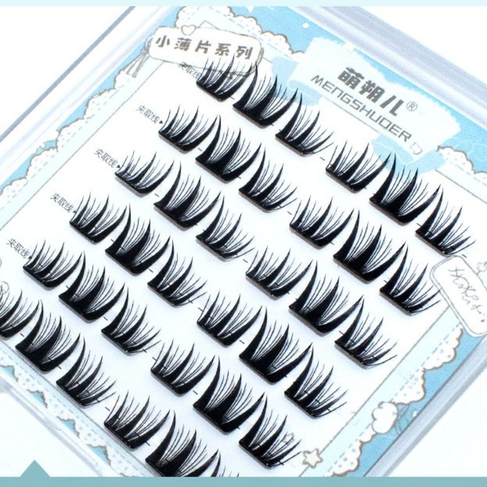 Fashion Fluffy No-Glue False E - đánh giá và giá Eyelash Extension For Men