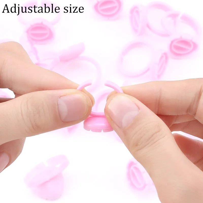 100 Pcs Disposable Eyelash Glu - đánh giá và giá Eyelash Extension Guide