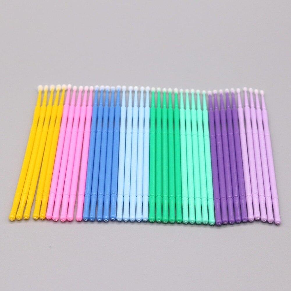 100pcs/lot Micro Brushes Make  - đánh giá và giá Eyelash Extension Uv Glue