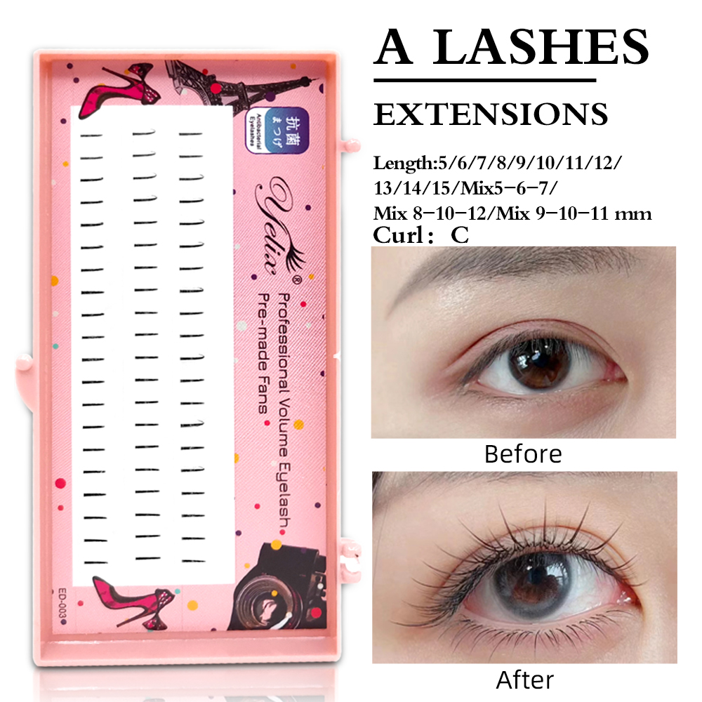 Yelix Natural Soft Individual  - đánh giá và giá Eyelash Extension Natural Look