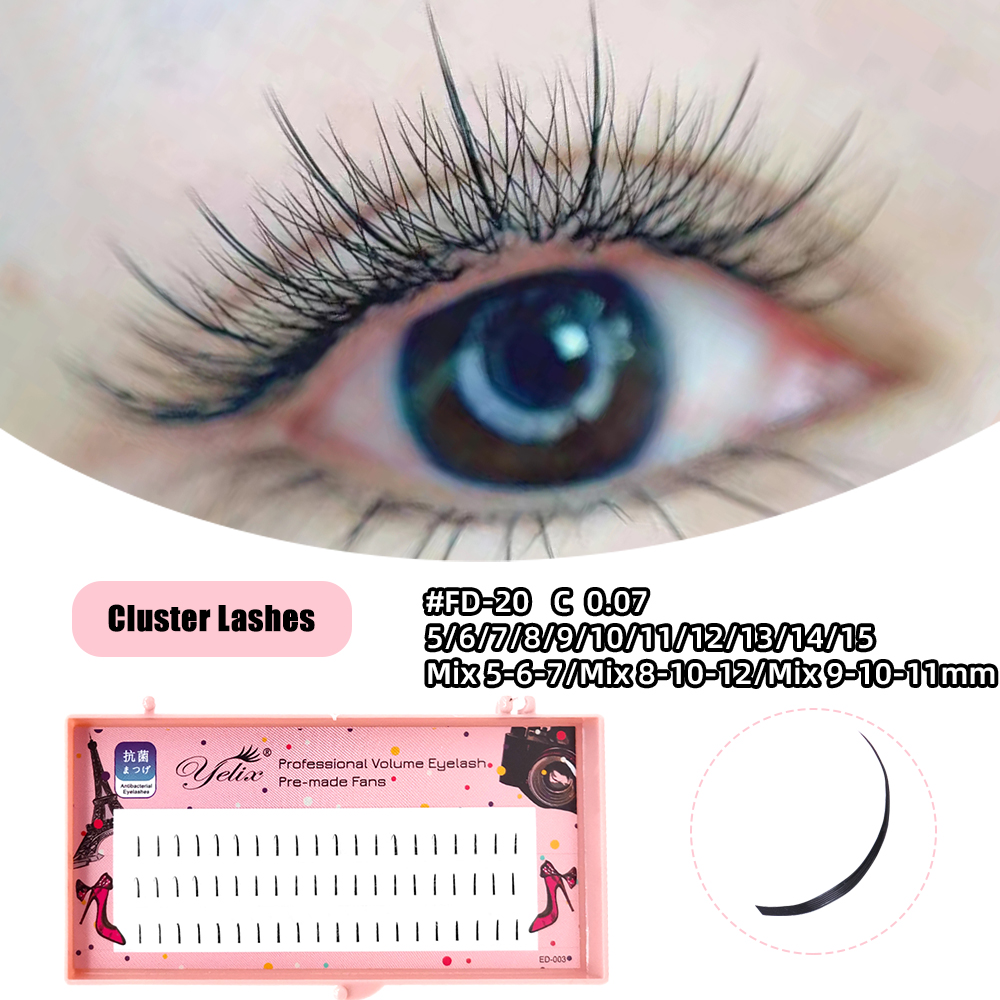 Yelix Natural Soft Individual  - đánh giá và giá Eyelash Extension Natural Look