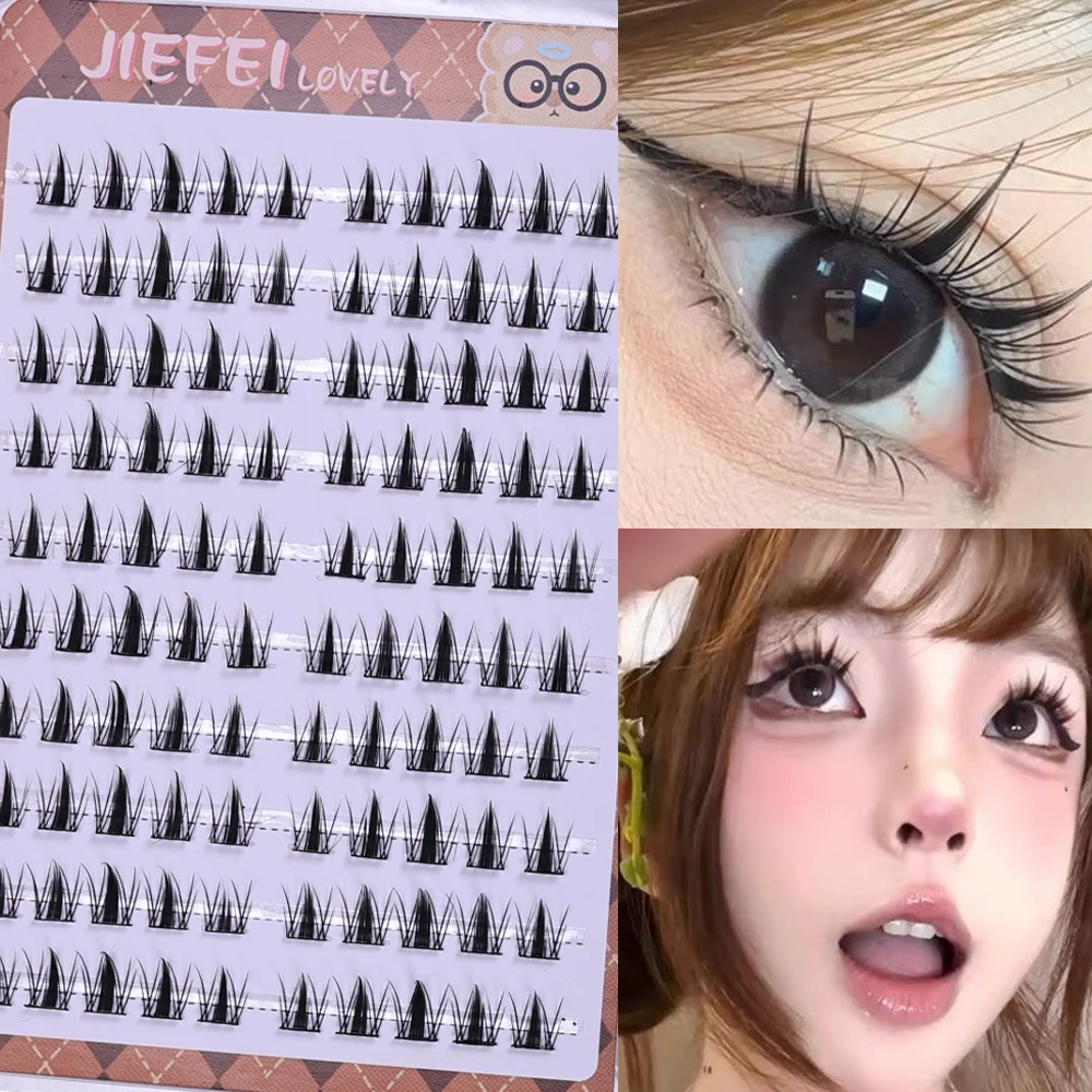 Cute Bunny 10-Row False Eyelas - đánh giá và giá Eyelash Extension Uv Glue