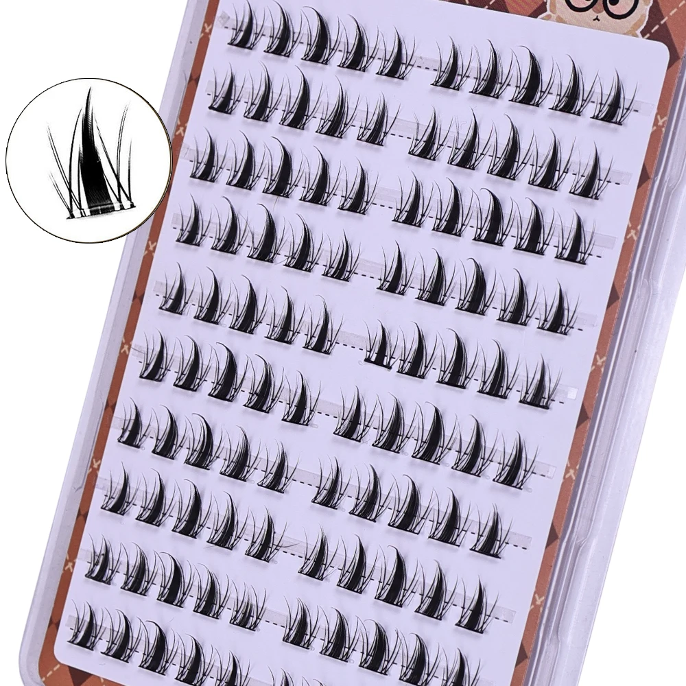 Cute Bunny 10-Row False Eyelas - đánh giá và giá Eyelash Extension Uv Glue