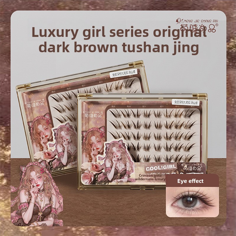No Glue Black Brown Individual - đánh giá và giá Eyelash Extension Uv Glue