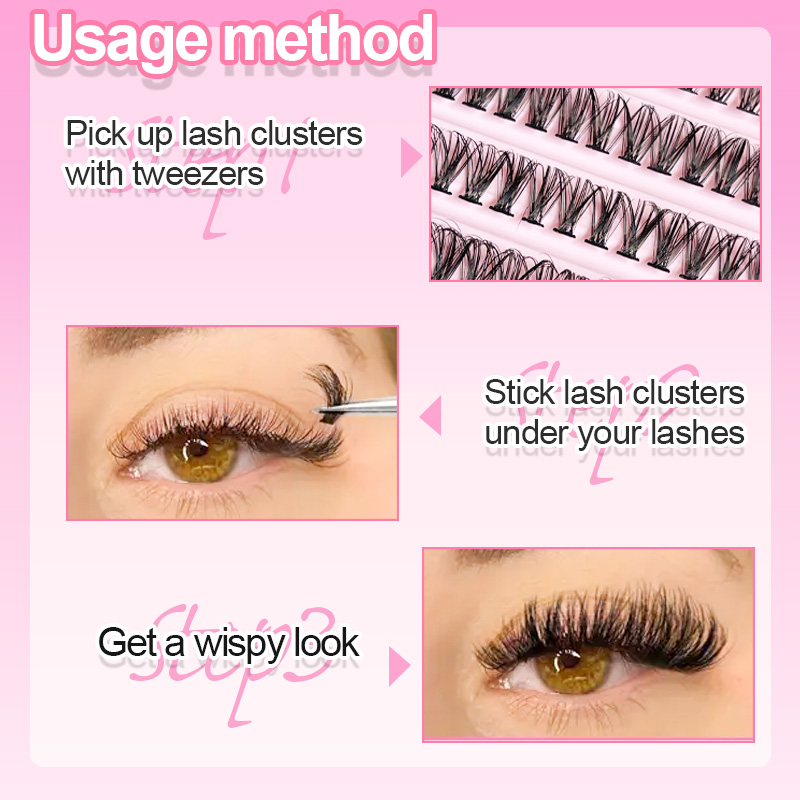 Individual Lashes Eyelash tuft - đánh giá và giá Eyelash Extension Natural Look