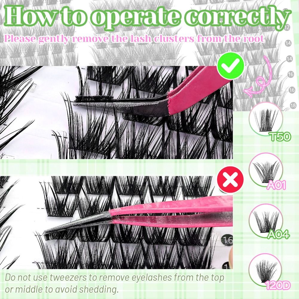 Natural Look False Eyelashes B - đánh giá và giá Eyelash Extension Wispy