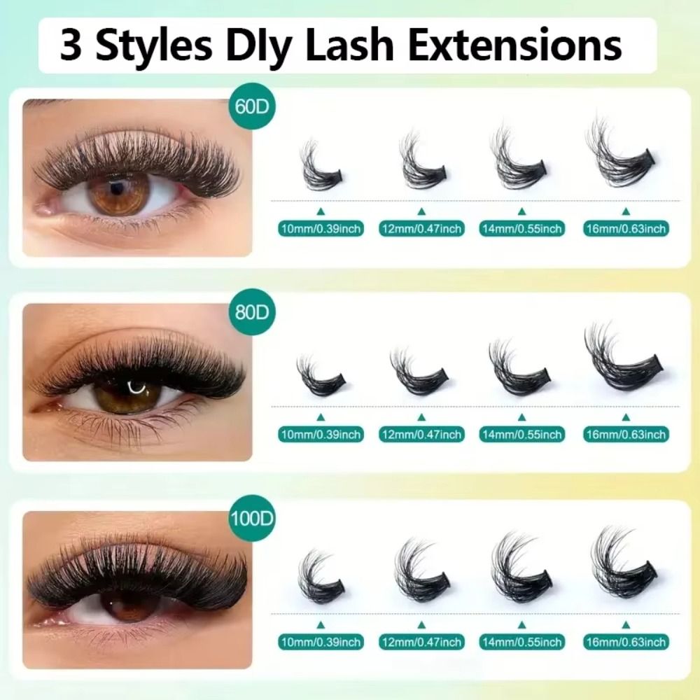Natural Look False Eyelashes B - đánh giá và giá Eyelash Extension Wispy