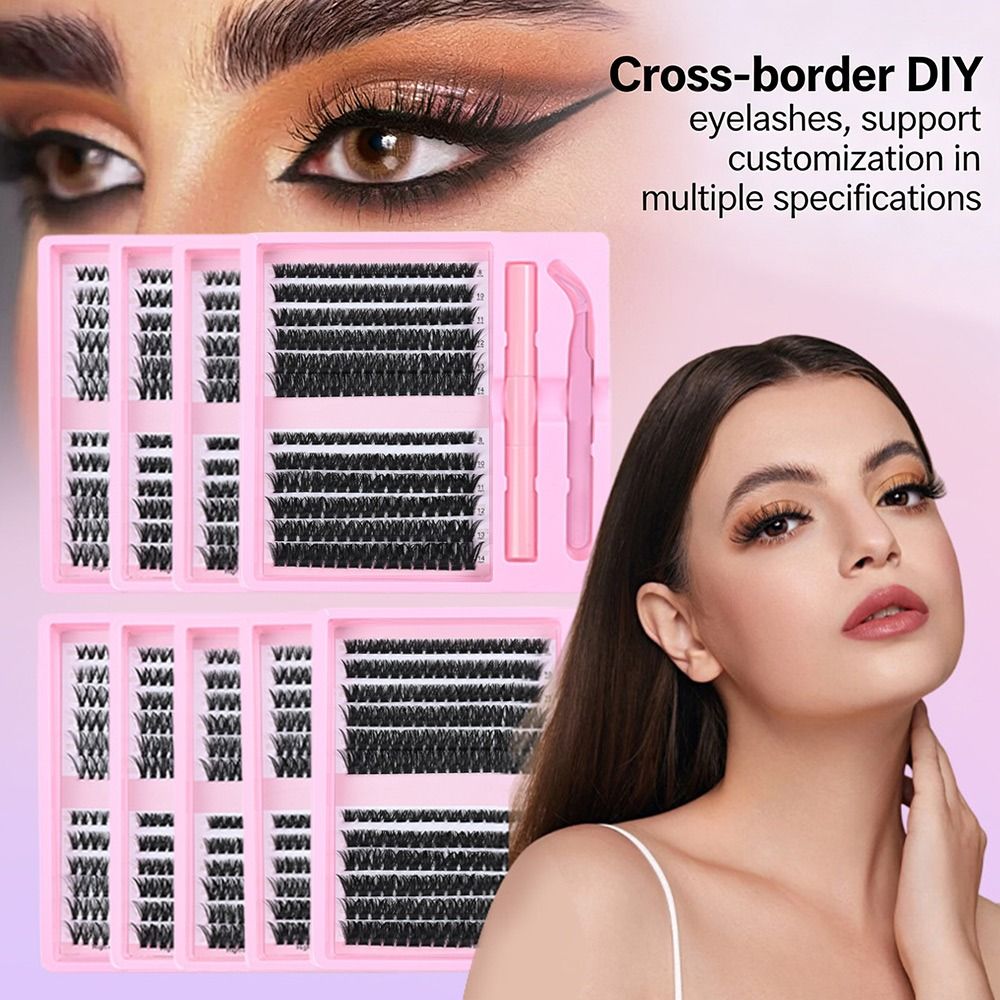 12 Rows Natural Look False Eye - đánh giá và giá Faux Mink Lash