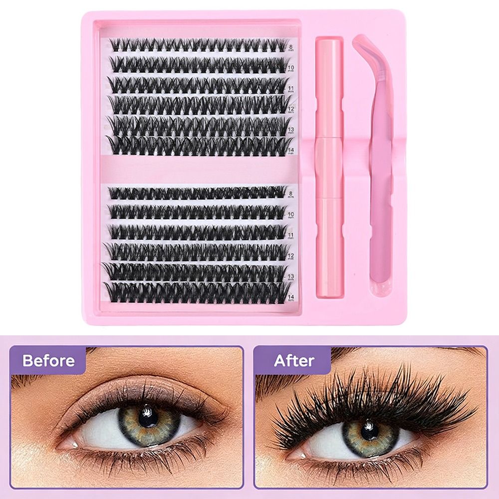 12 Rows Natural Look False Eye - đánh giá và giá Faux Mink Lash