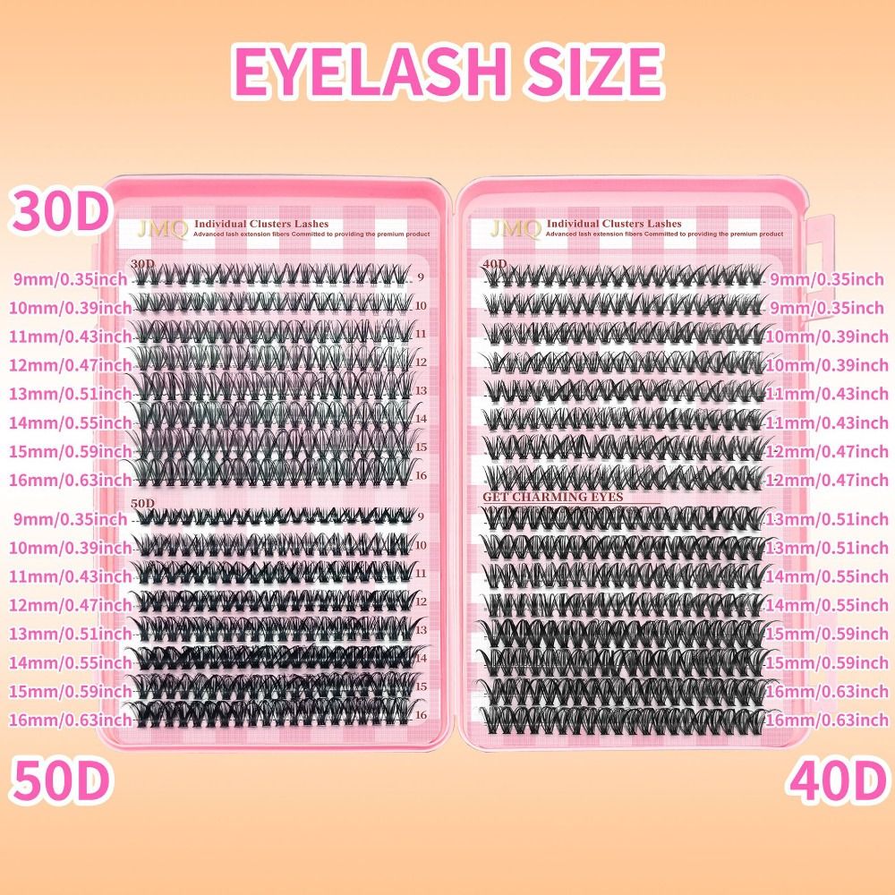 9-16mm Length False Eyelashes  - đánh giá và giá Eyelash Extension Wispy
