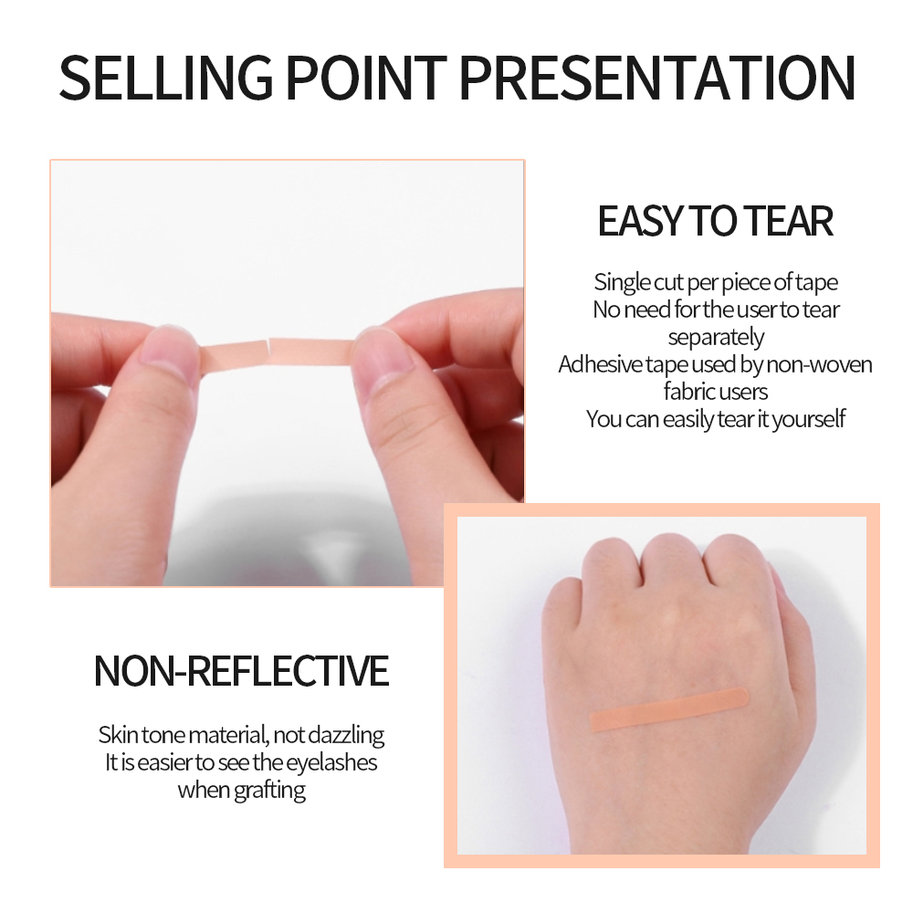 10/20pcs Eyelash Tape Non Wove - đánh giá và giá Eyelash Extension Guide