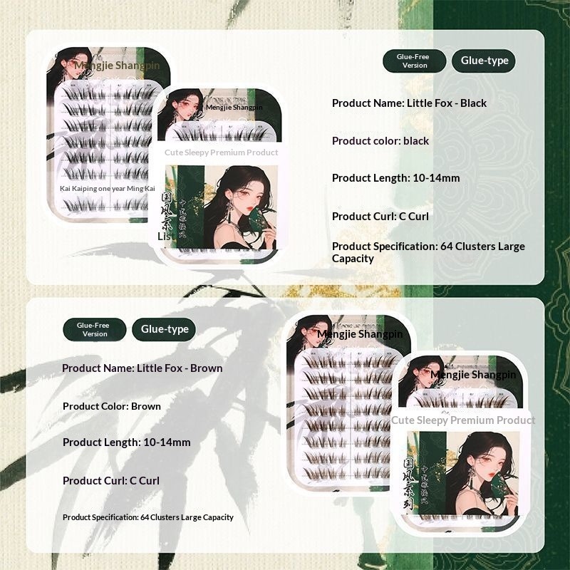 No Glue Little Fox Eyelashes S - đánh giá và giá Eyelash Extension Uv Glue
