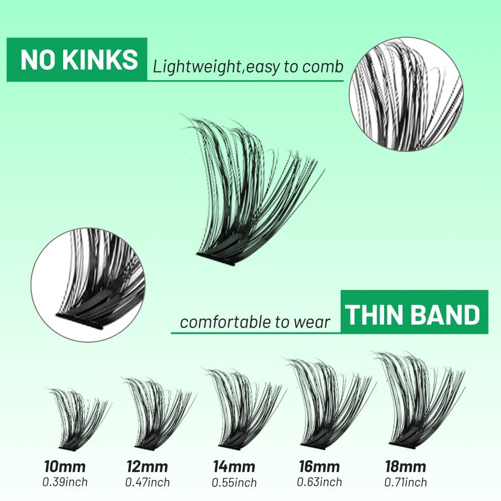 Natural Look False Eyelashes B - đánh giá và giá Eyelash Extension Wispy