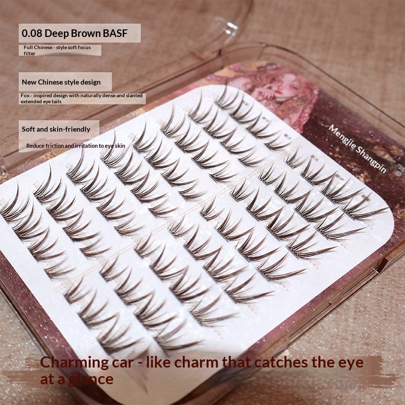 Glue-Free Dark Brown Fox Eye S - đánh giá và giá Eyelash Extension Uv Glue