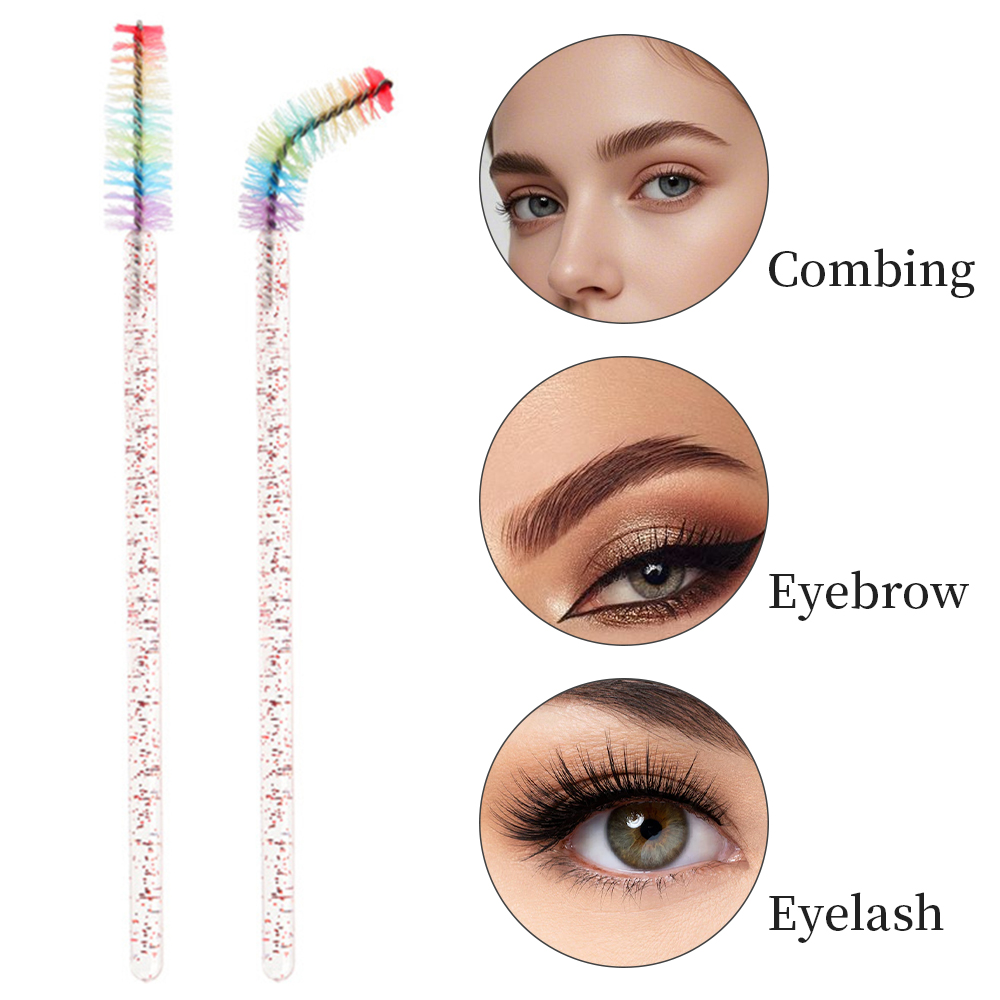 50PCS Rainbow Crystal Eyelash  - đánh giá và giá Eyelash Extension Guide