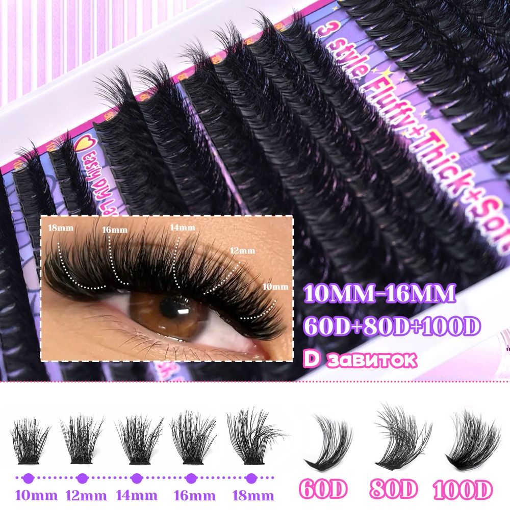 Natural Look False Eyelashes B - đánh giá và giá Eyelash Extension Wispy