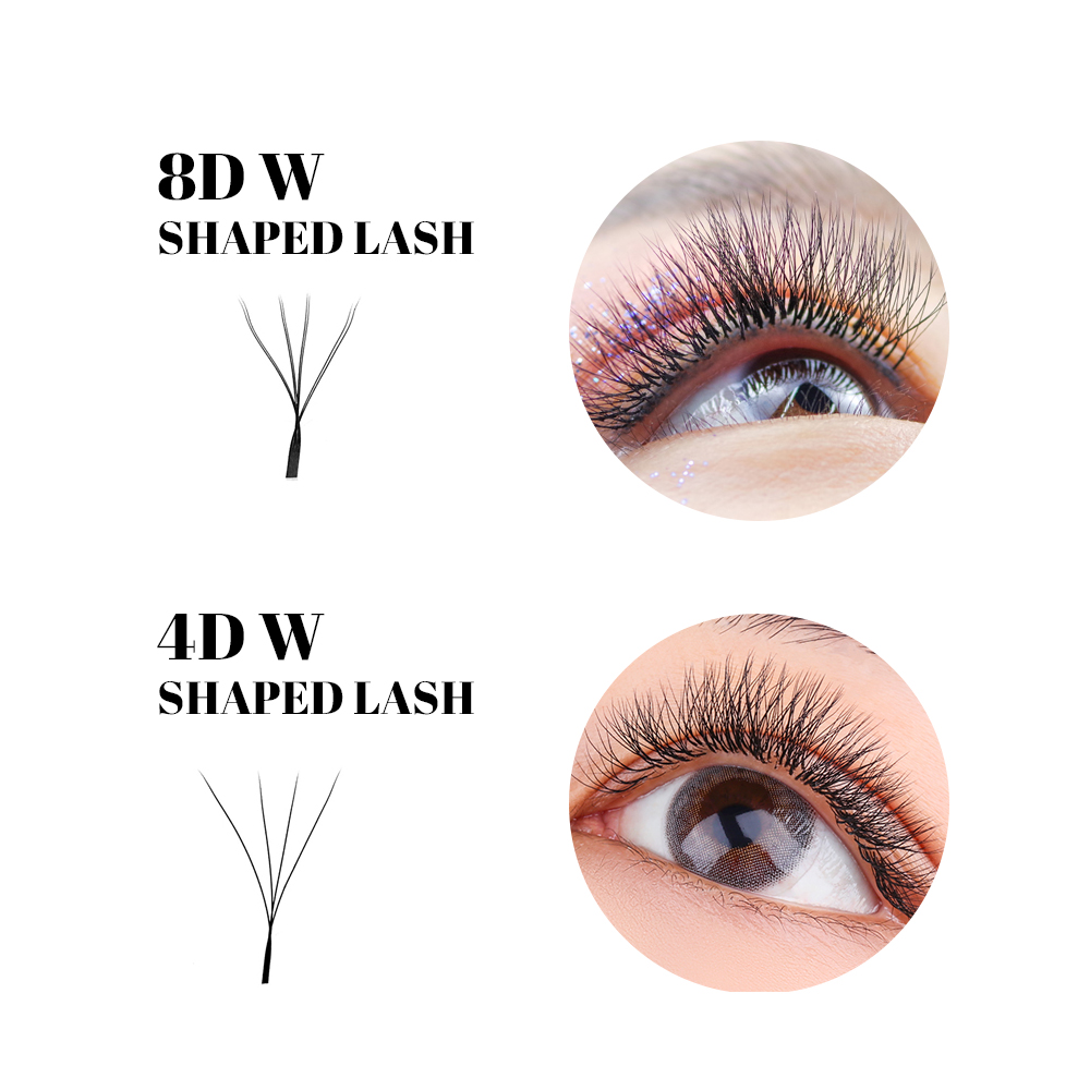 8D W Hàng Mi 2 Lớp 4D W Hình L - đánh giá và giá Faux Mink Lash