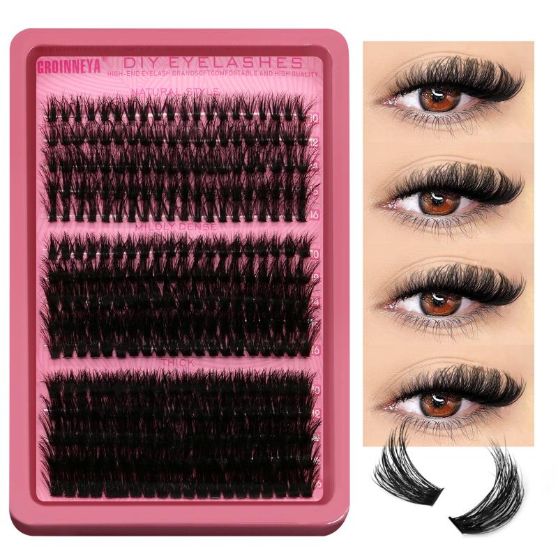 Cluster Lashes Kit Individual  - đánh giá và giá Eyelash Extension Wispy