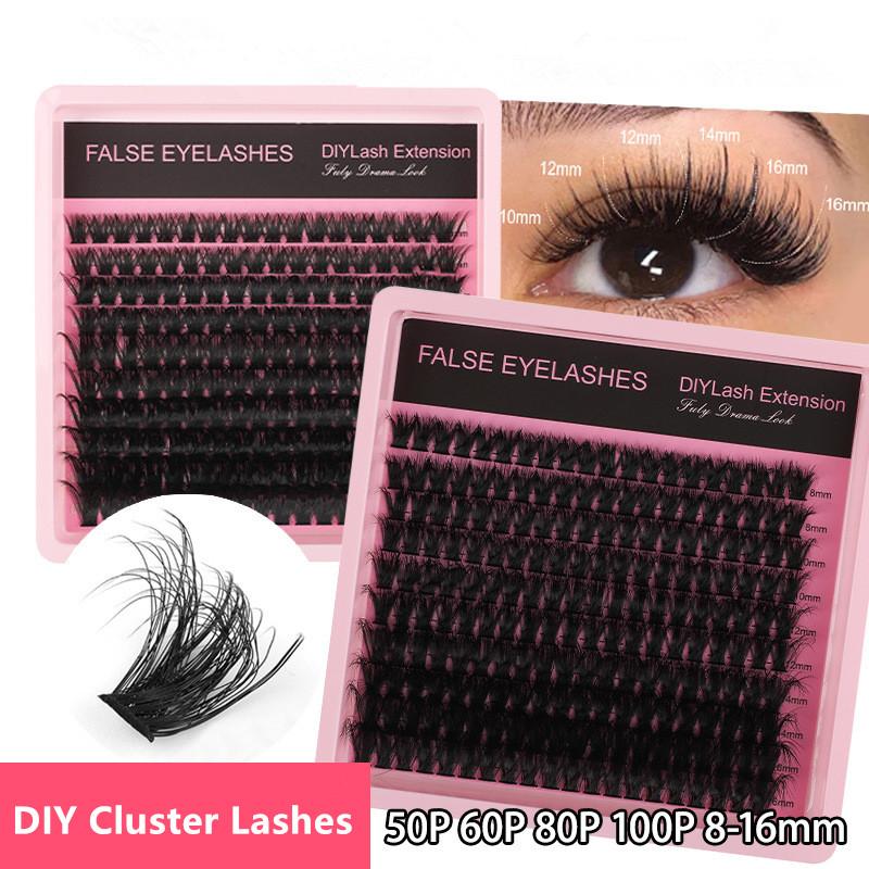 New 10Row 140 Clusters Fluffy  - đánh giá và giá Eyelash Extension Wispy