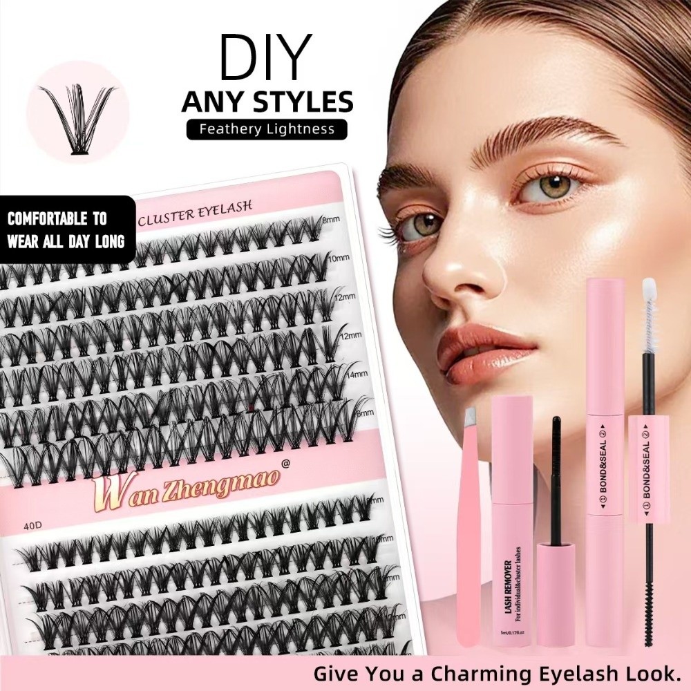 8-16mm Length False Eyelashes  - đánh giá và giá Eyelash Extension Wispy