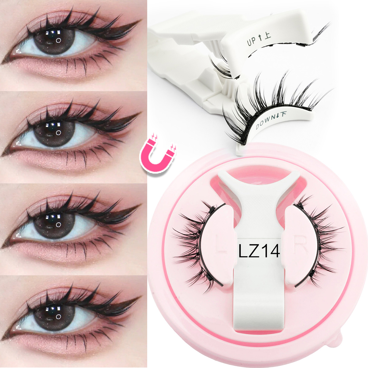 New 1 Pair Magnetic Eyelashes  - đánh giá và giá Faux Mink Lash