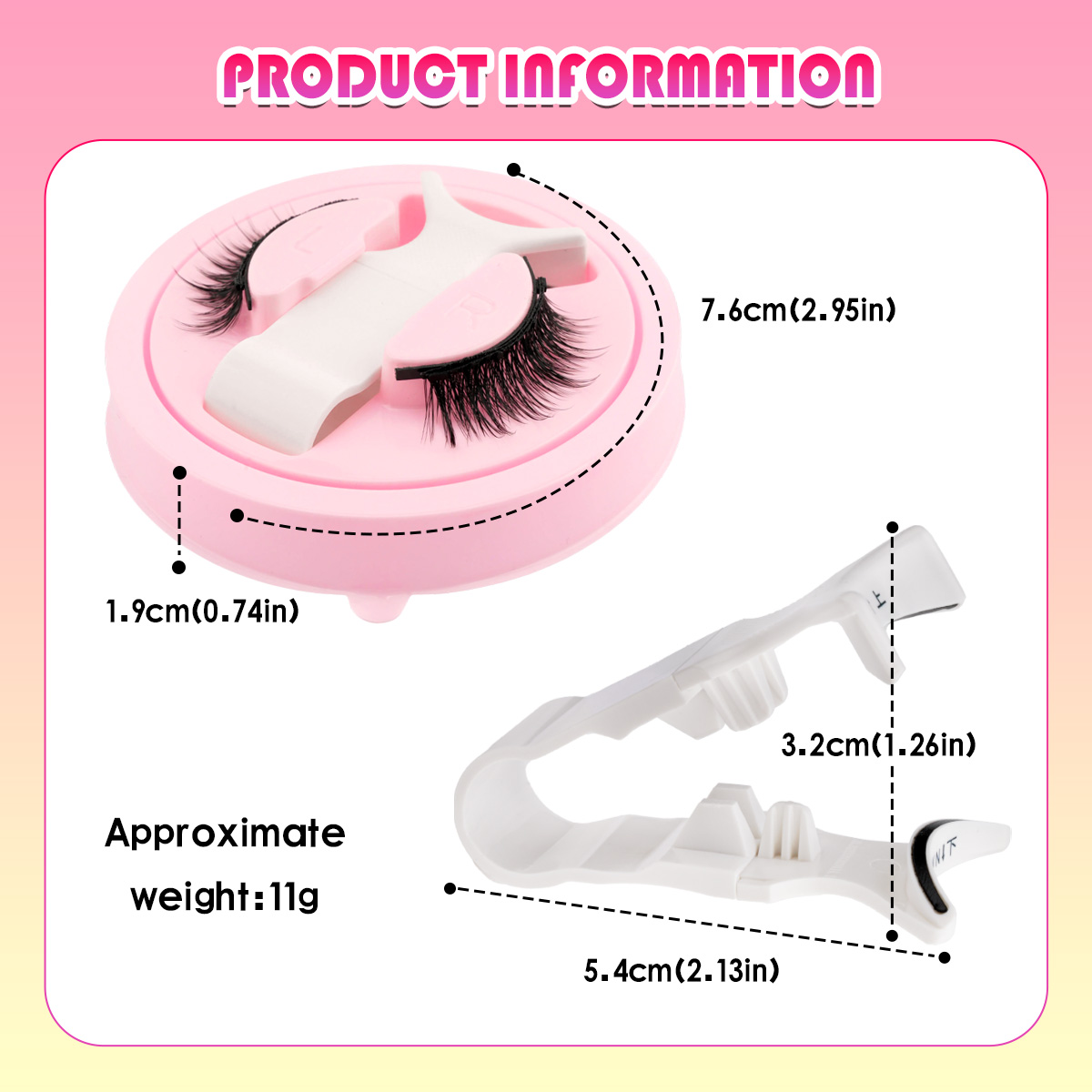 New 1 Pair Magnetic Eyelashes  - đánh giá và giá Faux Mink Lash