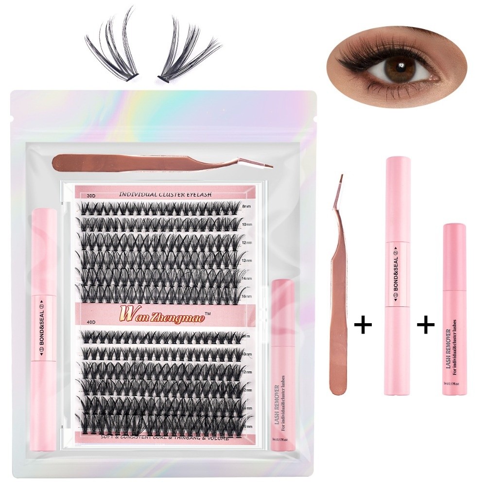 8-16mm Length False Eyelashes  - đánh giá và giá Eyelash Extension Wispy