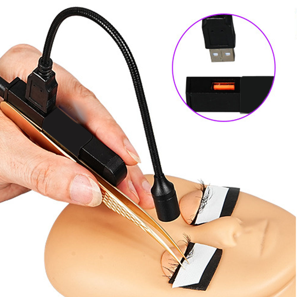 USB lamp head Handheld Tweezer - đánh giá và giá Eyelash Extension Uv Glue