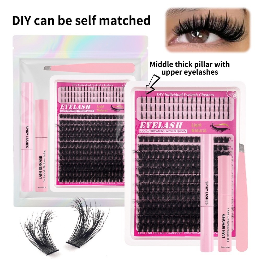 8-18mm Length False Eyelashes  - đánh giá và giá Eyelash Extension Wispy