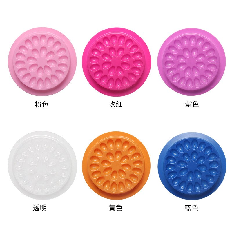 100pcs Eyelash Glue Holder Eye - đánh giá và giá Eyelash Extension Guide