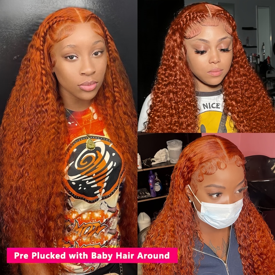 30Inch Orange Ginger Water Wav - đánh giá và giá Eyelash Extension Natural Look