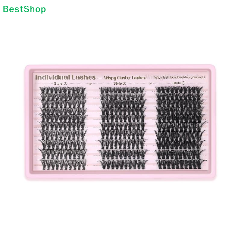 ✂Cluster Lashes Individual Ext - đánh giá và giá Eyelash Extension Wispy