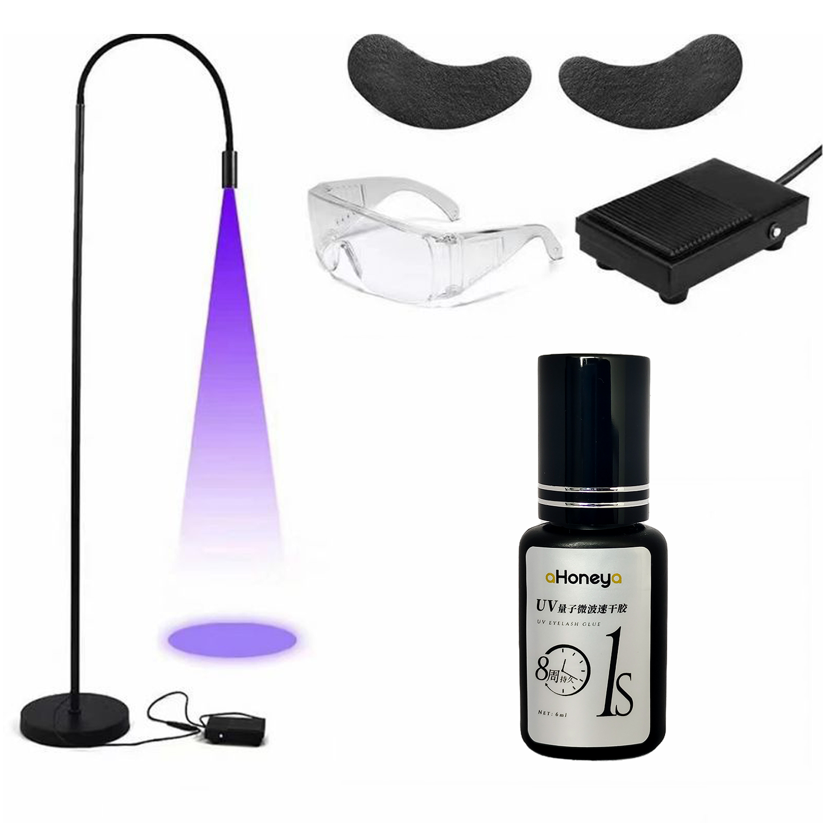 Salon UV Eyelash Grafting Glue - đánh giá và giá Eyelash Extension Uv Glue