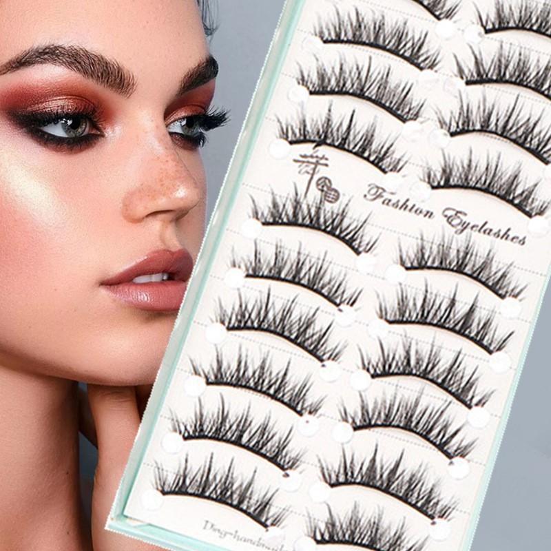 10 Pairs Natural Long Wispy Ca - đánh giá và giá Eyelash Extension Wispy